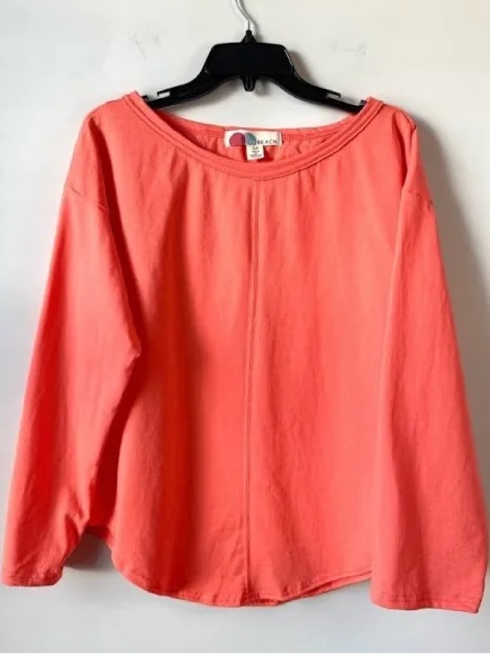 Free People Beach Long Sleeve orange Large